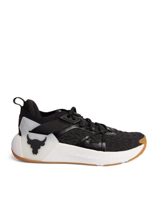Under Armour Black Project Rock 6 Running Shoes for men