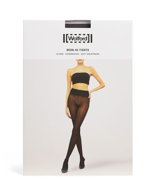 Wolford White Neon 40 Tights
