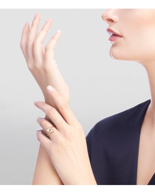 BVLGARI Metallic And Diamond Divas' Dream Ring