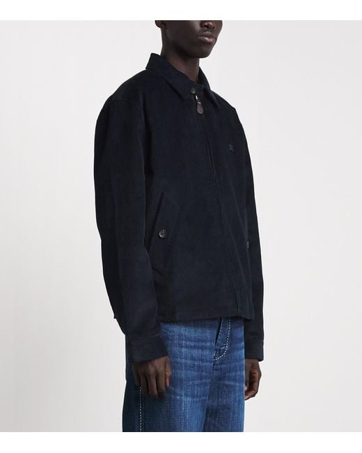 Wales Bonner Blue Corduroy Drew Shacket for men
