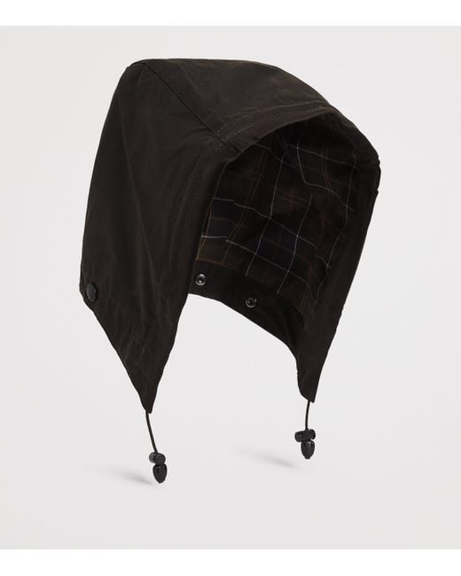 Barbour Black Classic Sylkoil Hood for men