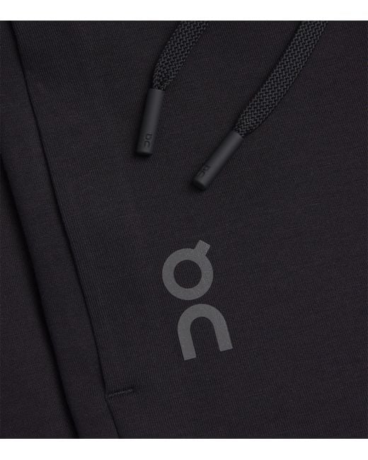 On Shoes Black Focus Tech Sweatpants for men