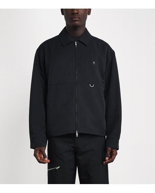 Represent Black Technical Overshirt for men