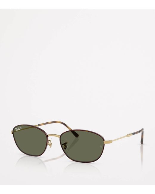 Ray-Ban Green Rb3749 Irregular Sunglasses
