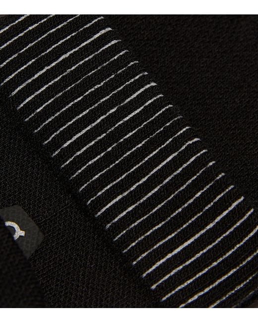 On Shoes Black Ultralight Low Socks for men