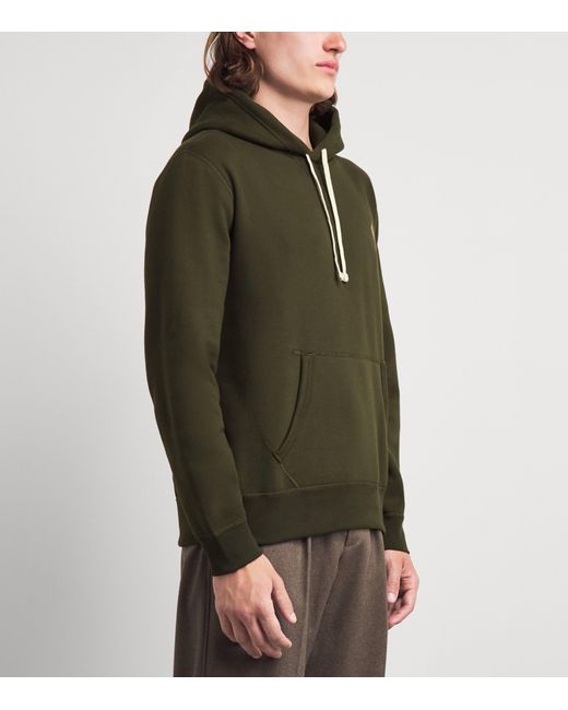 Polo Ralph Lauren Green Double-Knit Logo Hoodie for men