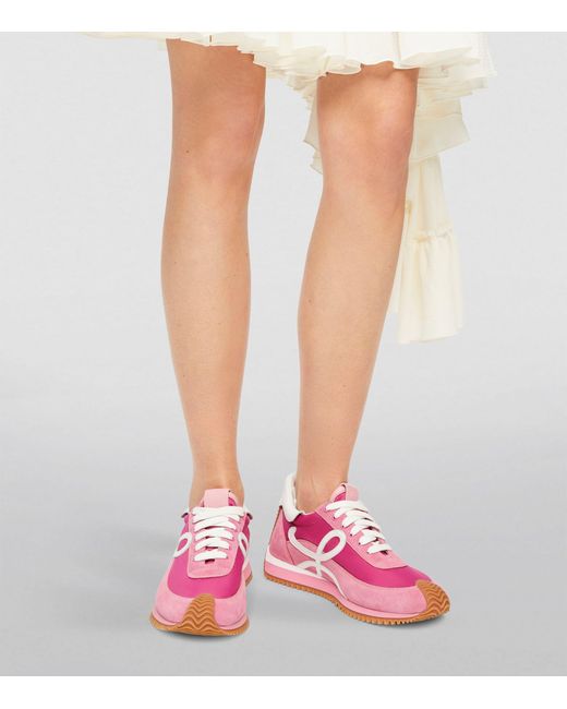 Loewe Pink X Paula's Ibiza Flow Runner Sneakers