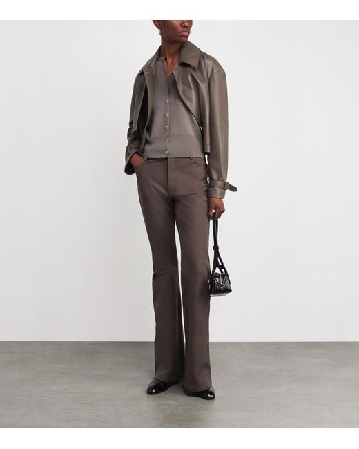 Joseph Brown Knit Milano Sweater Vest