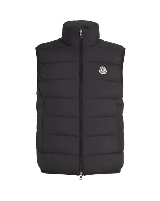 Moncler Black Contrin Gilet for men