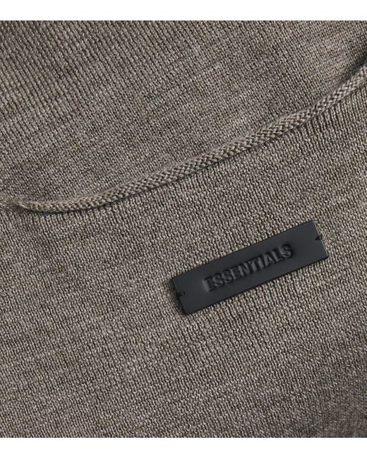 Fear Of God Gray Merino Wool Sweater for men