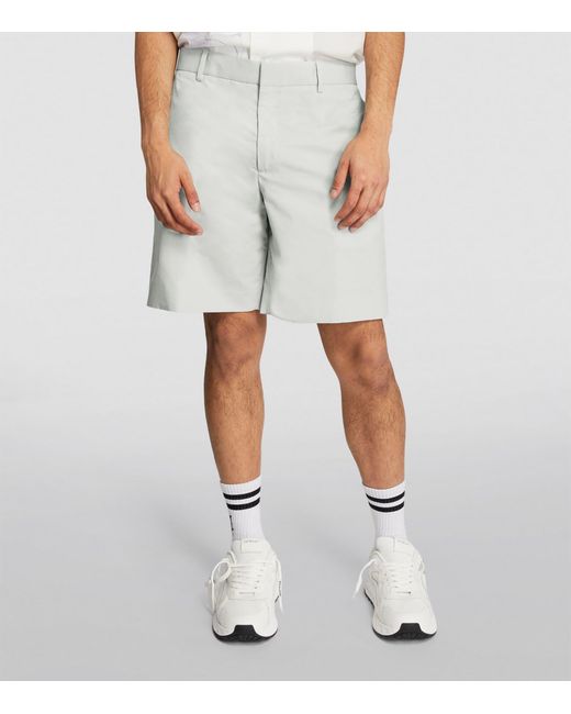 Off-White c/o Virgil Abloh White Cotton Tailored Shorts for men