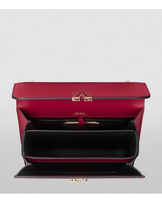 Cartier Red Mini Leather C De Shoulder Bag