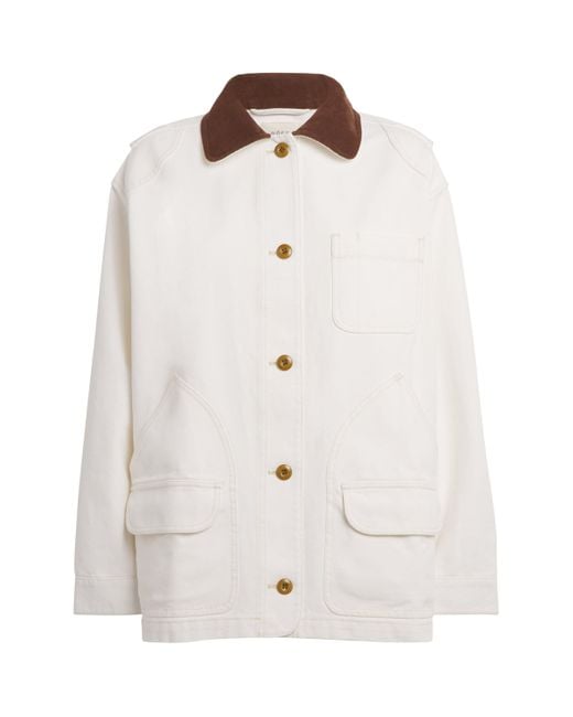 Doen White Organic Cotton Pascual Jacket