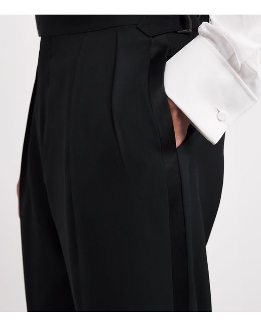 Polo Ralph Lauren Black Wool Barathea Shawl Collar 2-Piece Tuxedo for men