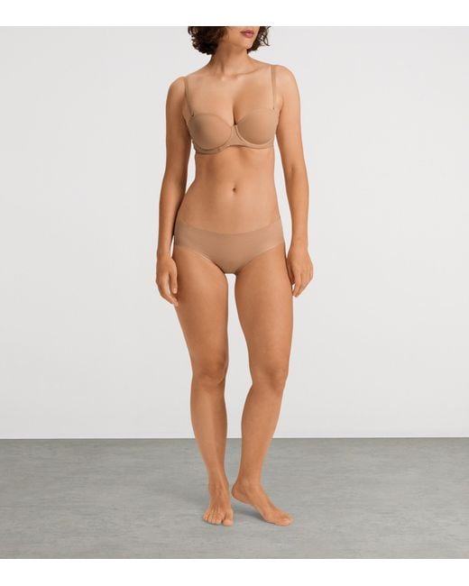 Hanro Natural Invisible Cotton Midi Briefs
