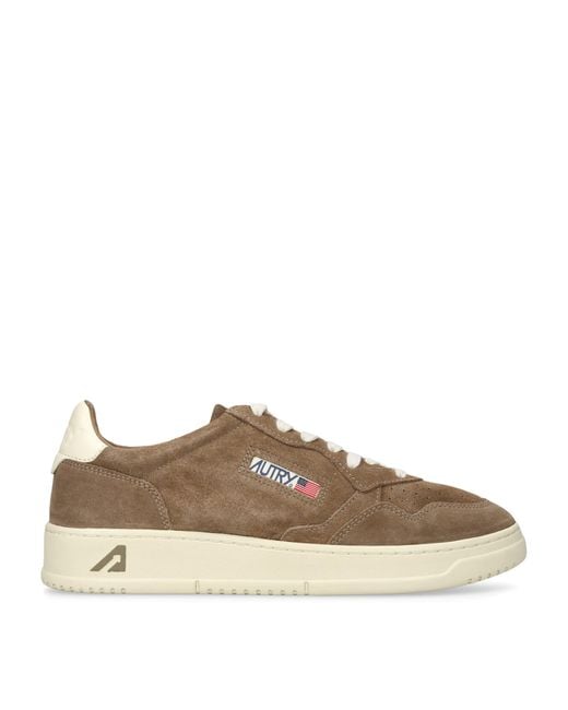 Autry Suede Medalist 2.0 Sneakers in Brown for Men | Lyst