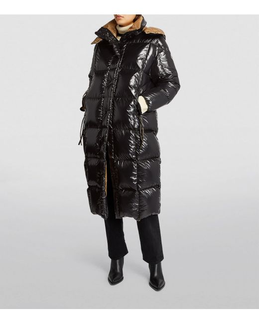 Moncler Black Down-Filled Parnaiba Coat