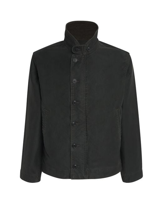 Ralph Lauren Black Double Rl Cotton N-1 Deck Jacket for men