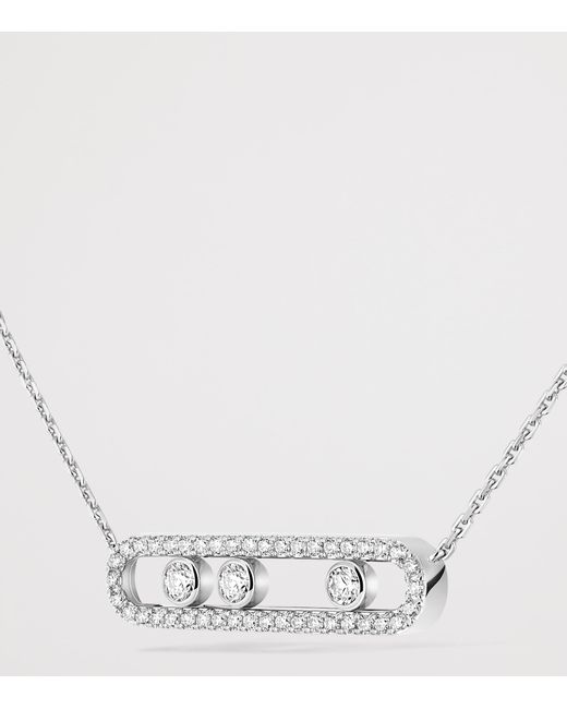 Messika Metallic Baby Move Classique And Diamond Necklace