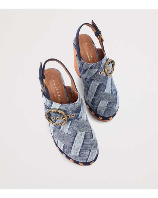 Kurt Geiger Blue Kurt Geiger Heels Denim Mayfair