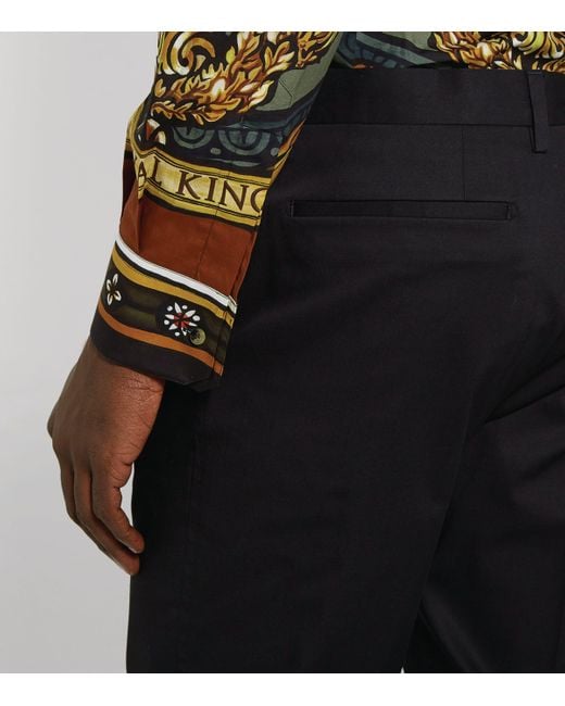Dolce & Gabbana Black Tailored Trousers for men