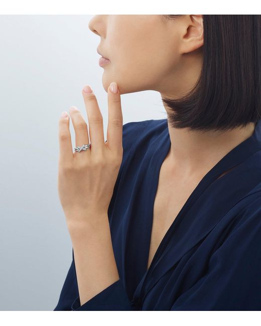 Chaumet White And Diamond Jeux De Liens Ring
