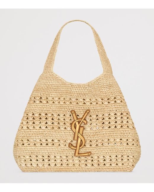 Saint Laurent Metallic Medium Icare Tote Bag