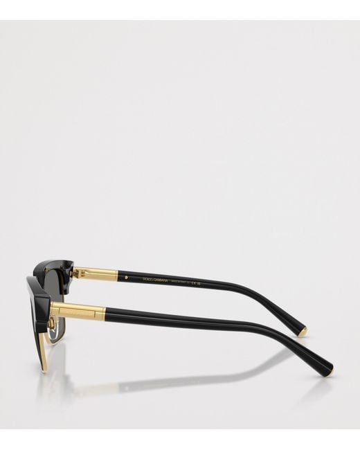 Dolce & Gabbana Black Square Sunglasses for men