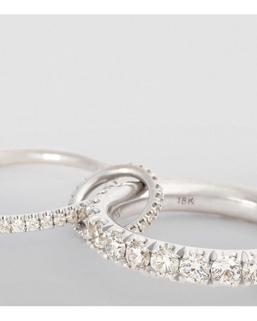 Spinelli Kilcollin Metallic White Gold And Diamond Alix Ring