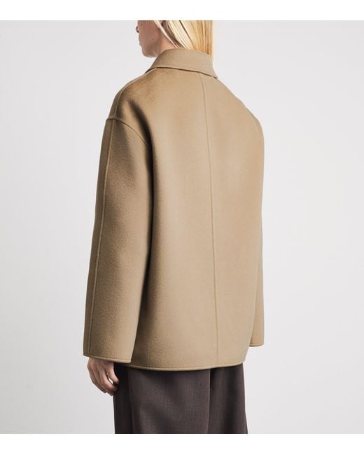 Rohe Natural Wool Double-Faced Coat