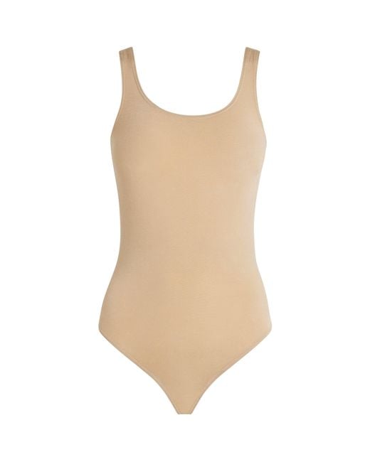 Wolford Natural Cotton-Blend Jamaika Bodysuit