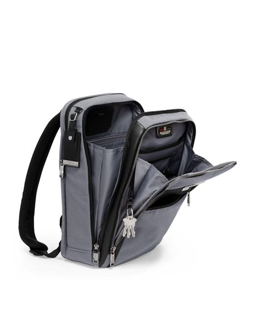 Tumi Gray Alpha 3 Slim Backpack