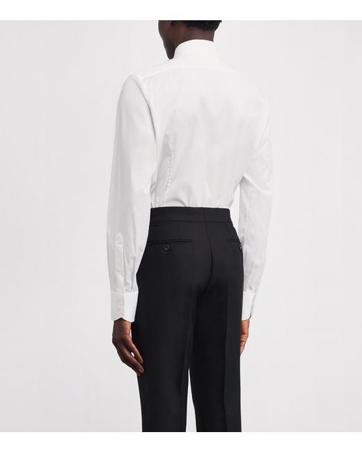 Tom Ford White Cotton Slim Shirt for men