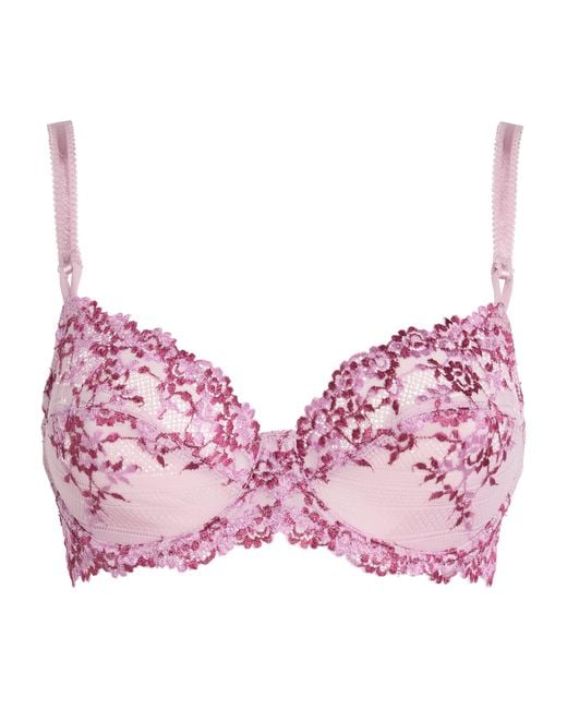 Wacoal Pink Embrace Lace Underwired Bra