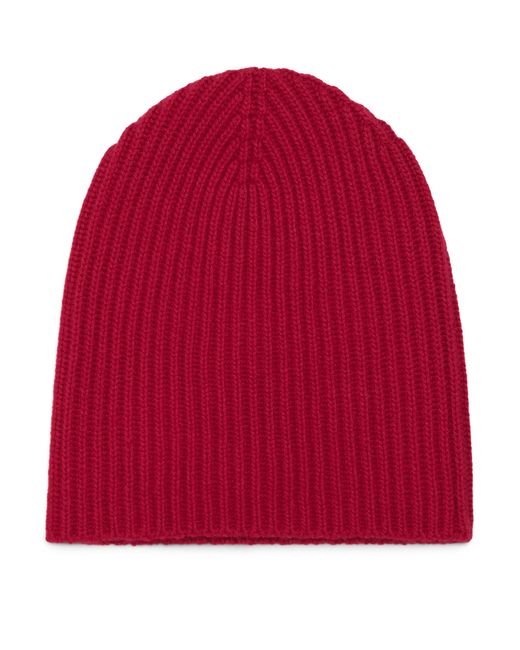 Johnstons Red Cashmere Lovat Beanie
