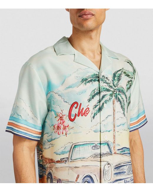 CHE Gray Printed Rendez Vous Shirt for men