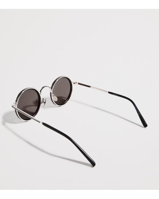 Matsuda Brown M3100 Round Sunglasses for men