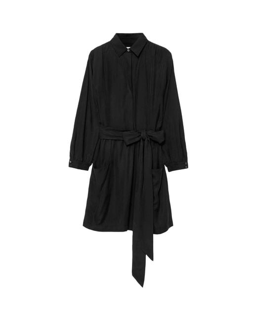 AllSaints Black Noora Shirt Dress