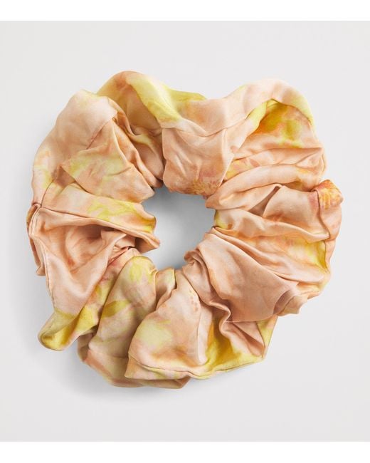 Sandro Natural Floral Scrunchie