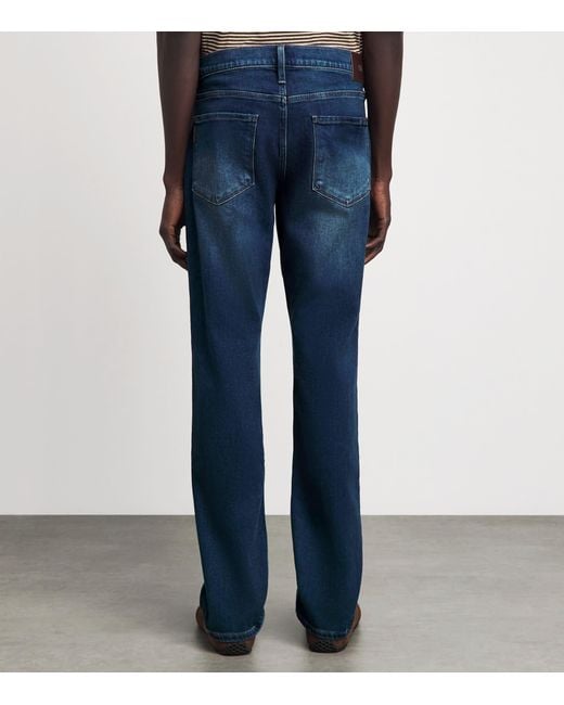 PAIGE Blue Normandie Straight Jeans