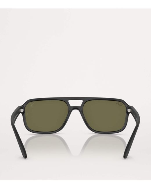 Ray-Ban Gray Nylon Rb4414M Scuderia Ferrari Collection Sunglasses