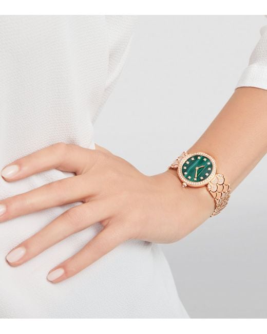 BVLGARI Green Rose And Diamond Divas' Dream Watch