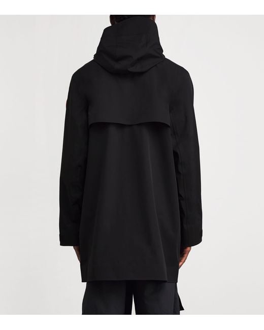 Canada Goose Black Waterproof Barclay Raincoat for men