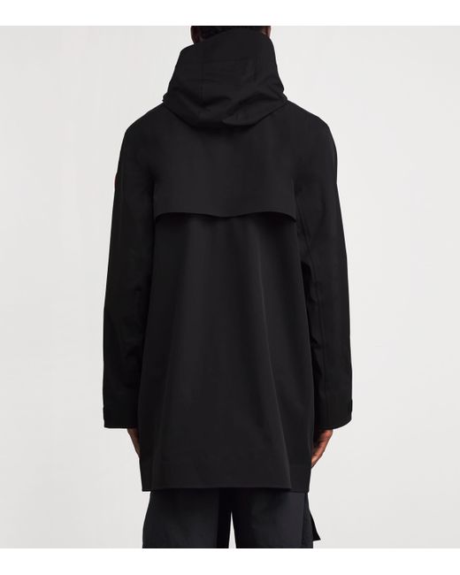 Canada Goose Black Waterproof Barclay Raincoat for men