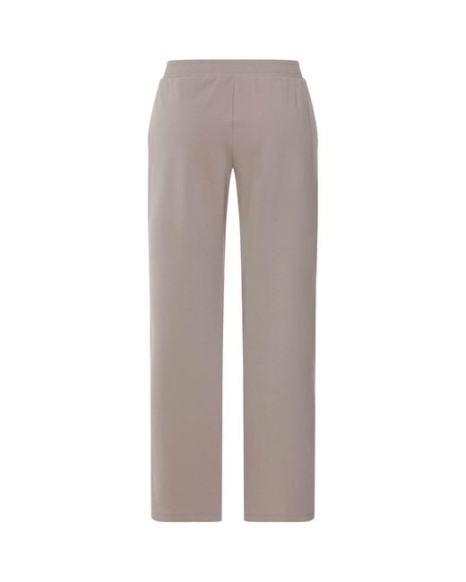 Hanro Gray Stretch-Cotton Natural Living Trousers