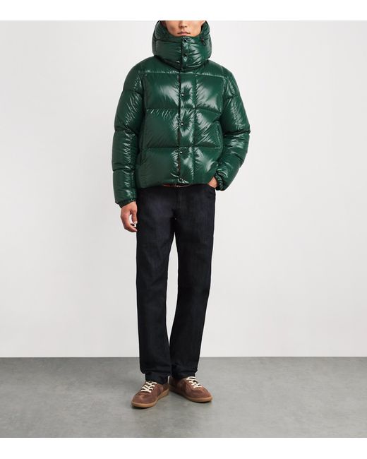 Moncler Green Down Parana Pufferjacket for men