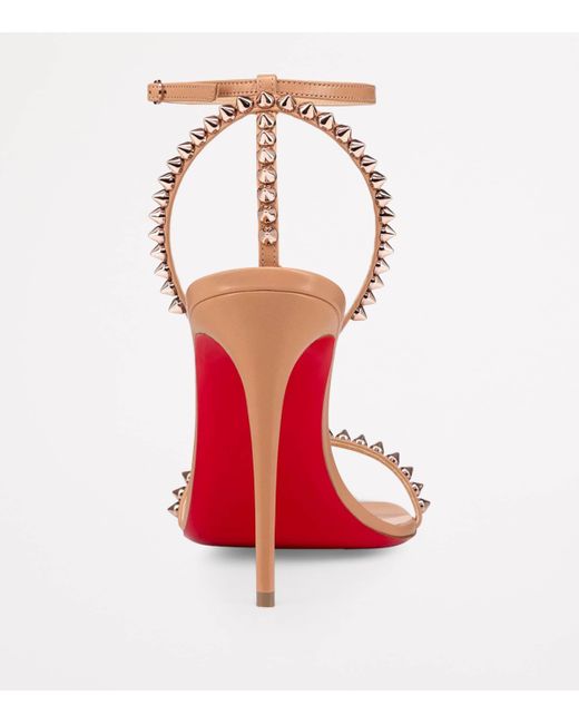 Christian Louboutin Pink So Me Leather Heeled Sandals 100