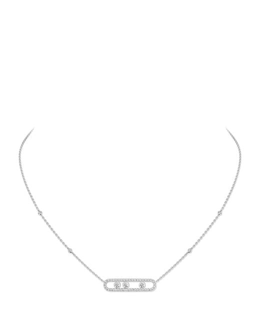 Messika Metallic Baby Move Classique And Diamond Necklace