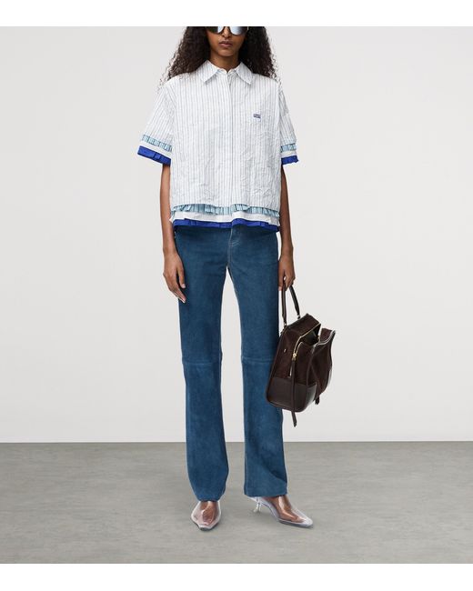 Loewe Blue Layered Shirt