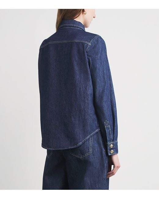 Claudie Pierlot Blue Denim Shirt